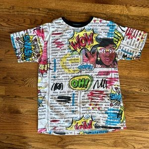 Encrypted Men’s Graphic Spanish Comic T-Shirt